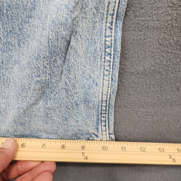 Aeropostale Jeans Women 12 High Rise Flare Blue Light Washed Distressed Western - Picture 9 of 16